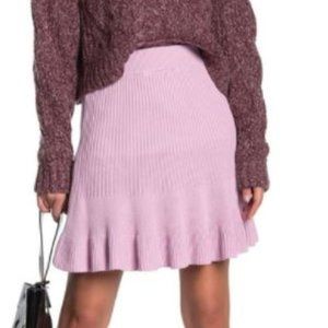 Free People Lavender Sweater skirt